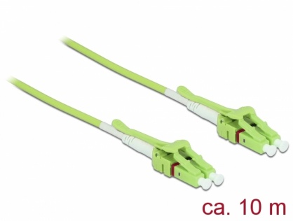 Cablu fibra optica LC la LC Multi-mode OM5 Uniboot 10m, Delock 85692